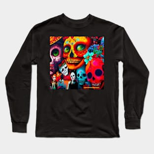 DAY OF THE DEAD SUGARSKULL2 Long Sleeve T-Shirt